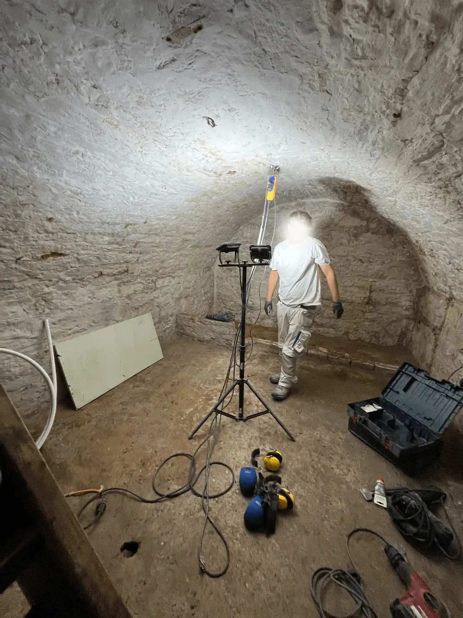 Keller vorher - Sanierung Sinsheim