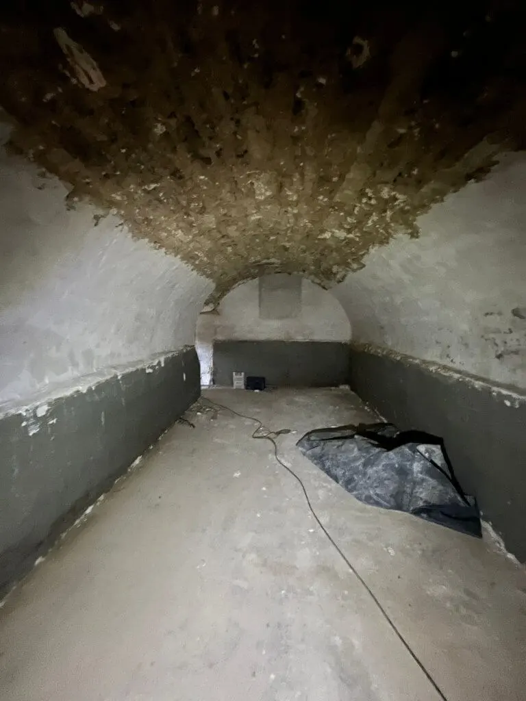 kellersanierung vorher eine baustelle im keller